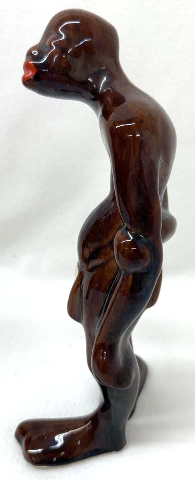 Pair Vintage Mid Century Gilner Happy Cannibal Hawaiian Polynesian Figures 9″