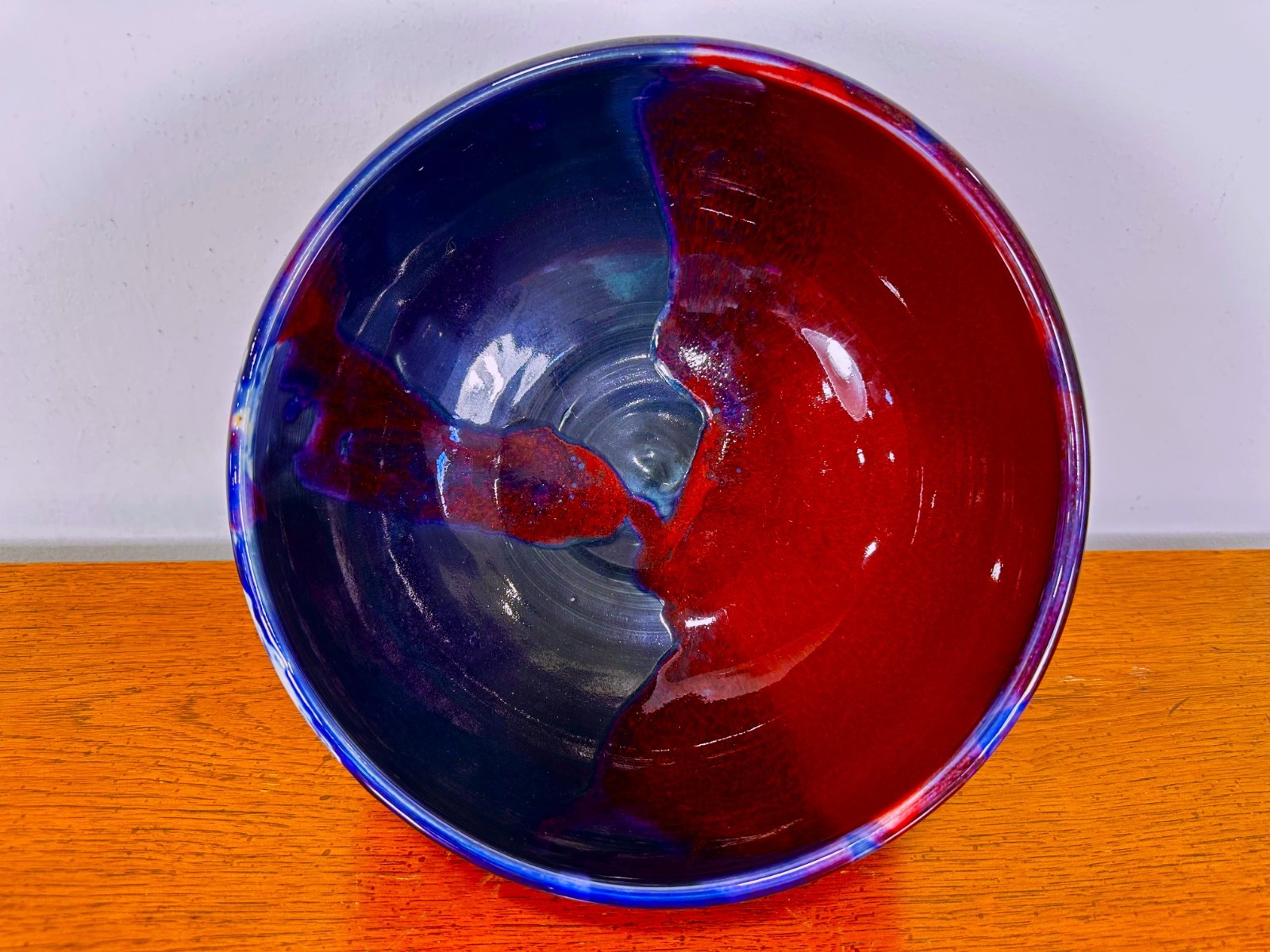Beautiful Drip Glazed Studio Art Pottery Bowl Signed “dp” – Doug Peltzman (?)