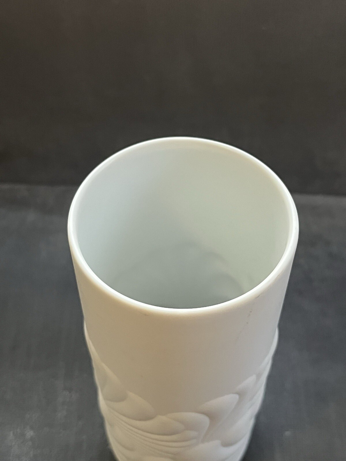 Vintage Rosenthal Studio Line White Bisque Porcelain Vase Rosamunde Nairac
