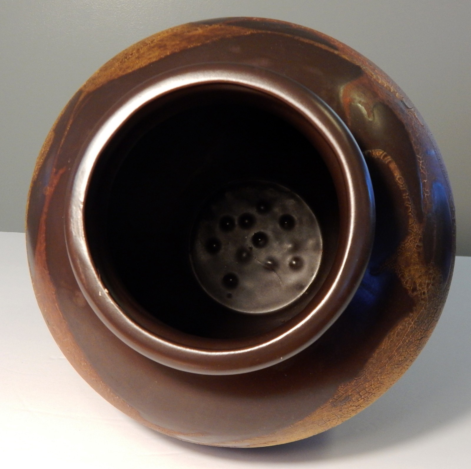 Vintage Royal Haeger Earth Wrap Brown Earth Tones Vase Large 12″ Tall