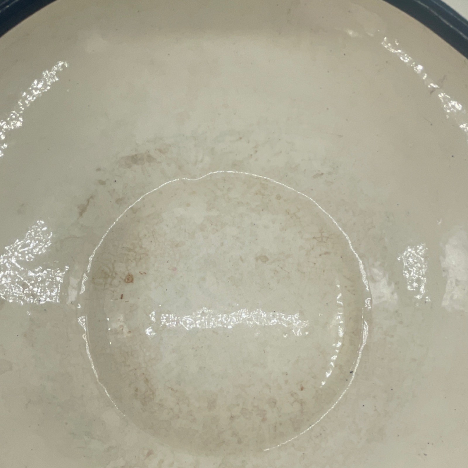 Handmade Pottery Bowl Vintage Good Size Geometric Designs 10 Inches