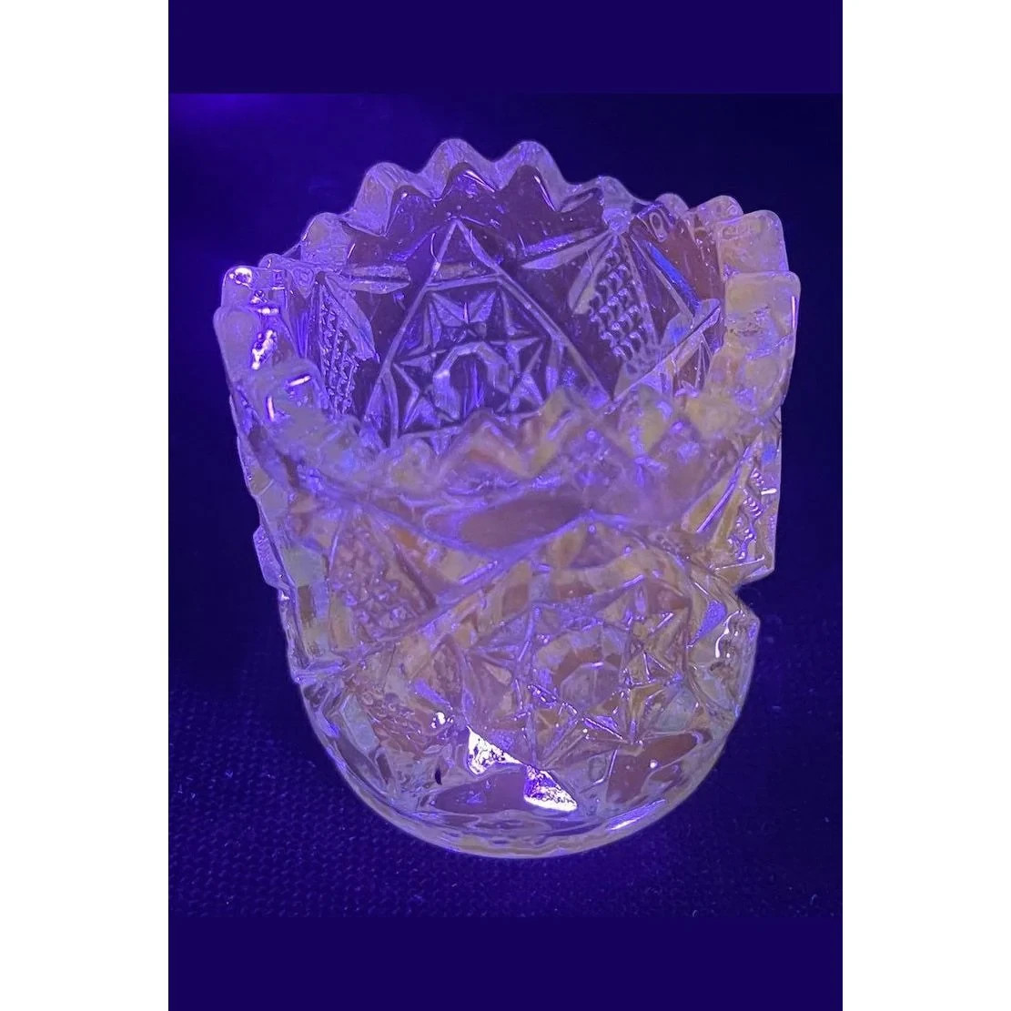 Original Boyd Mould Wilkerson Glass Heavy Toothpick Holder