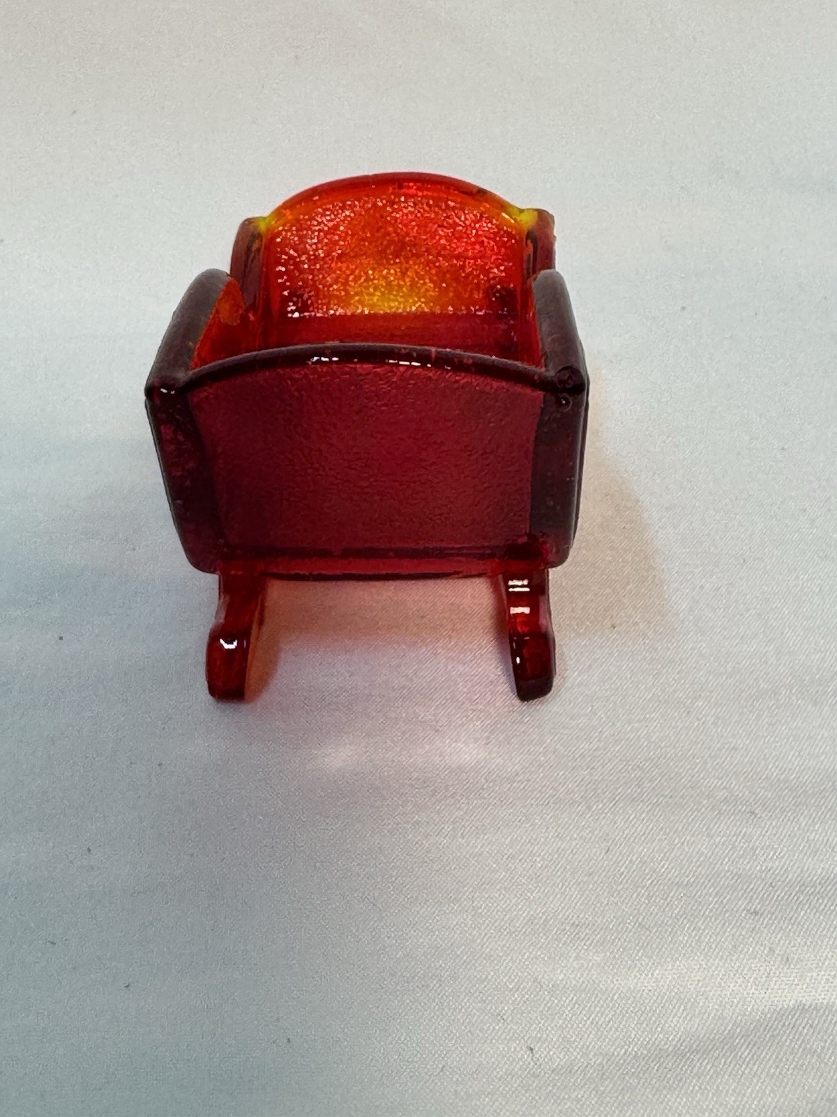 Mosser Glass Red Mini Christmas Sleigh for Reindeer Made In USA –
