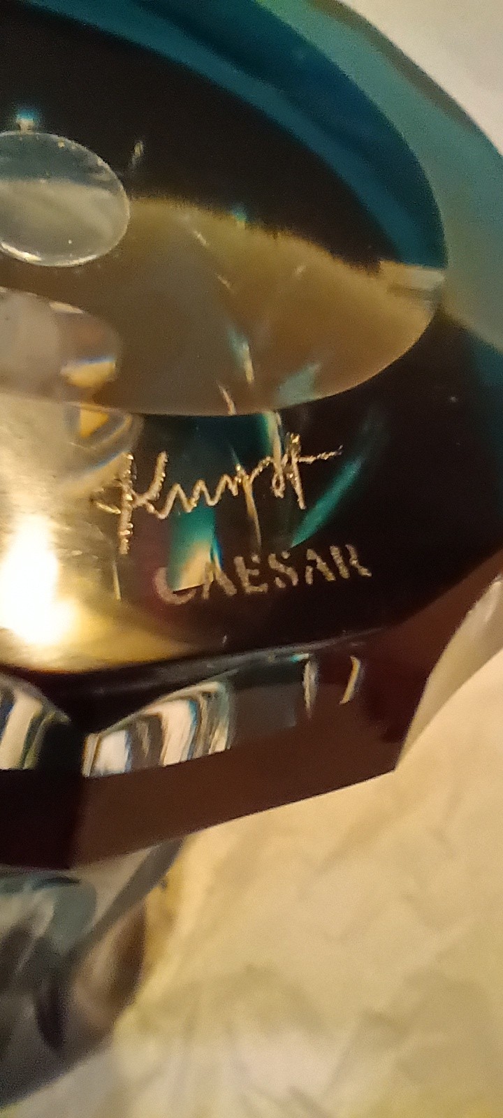 Caesar Crystal Bohemiae Visu Lead Crystal Banquet Vase 24% PbO Czech Republic