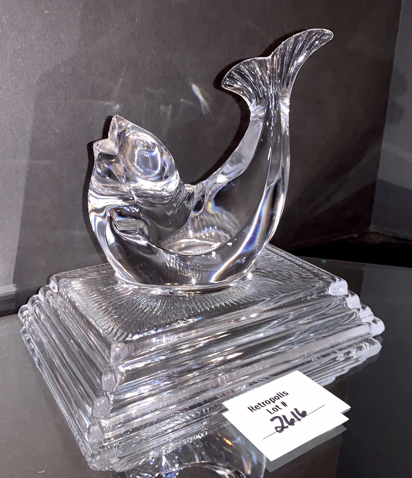 Seal Sea Lion Crystal Nautical Towel Paperweight Vintage Oceanic
