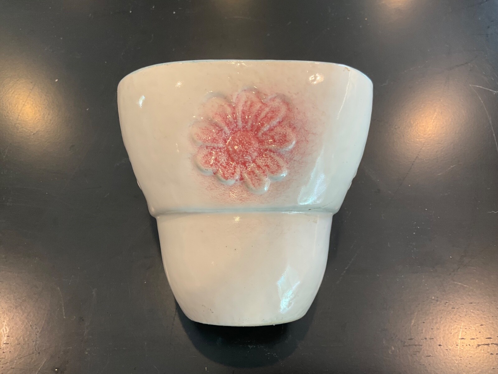 Vintage Hull Pottery 1940s Flower Pot Planter #425 4 1/8” T 4.5” W Made in USA