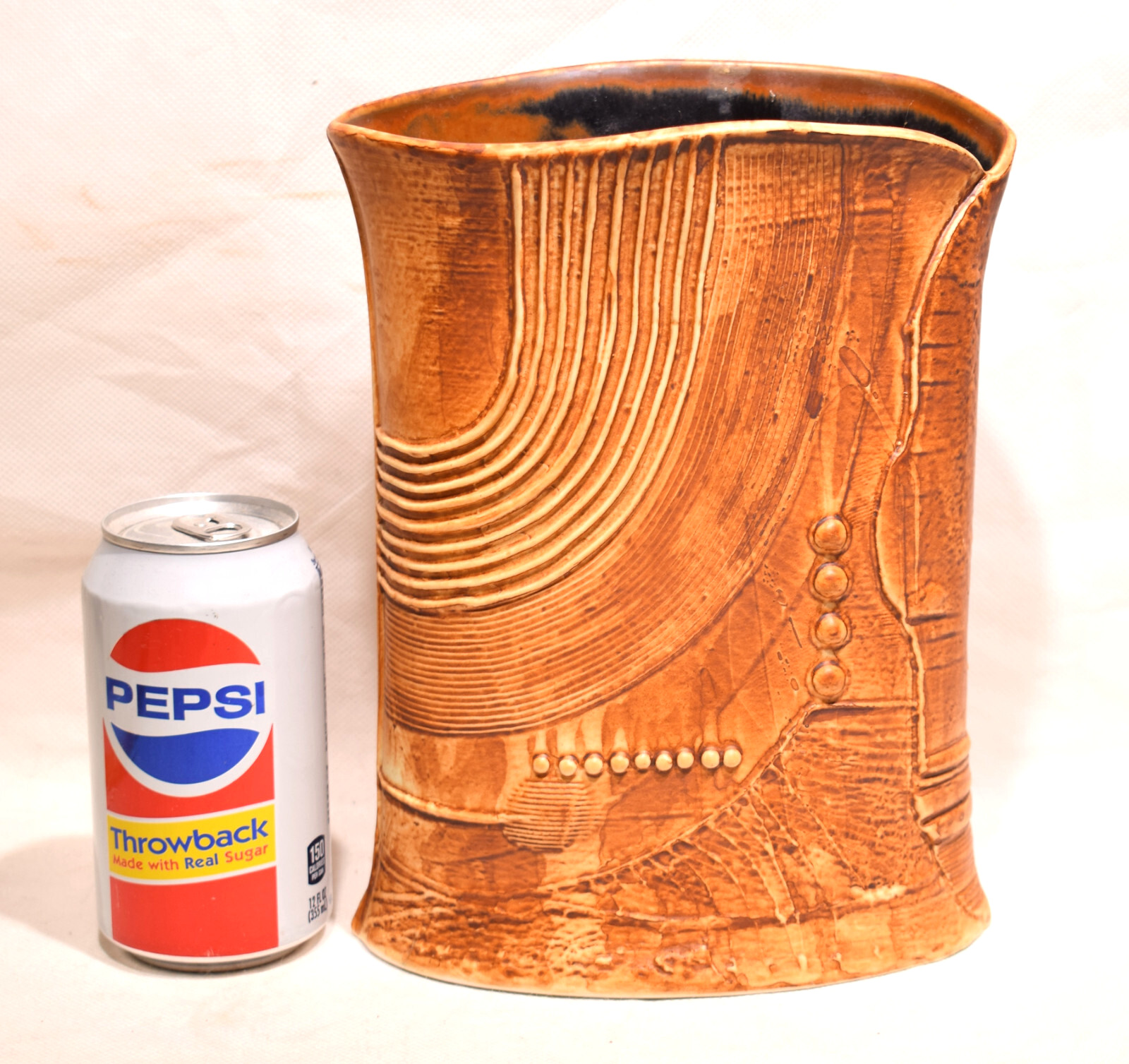 9.5″ “Terra” Vase by Bertil Vallien for Rorstrand