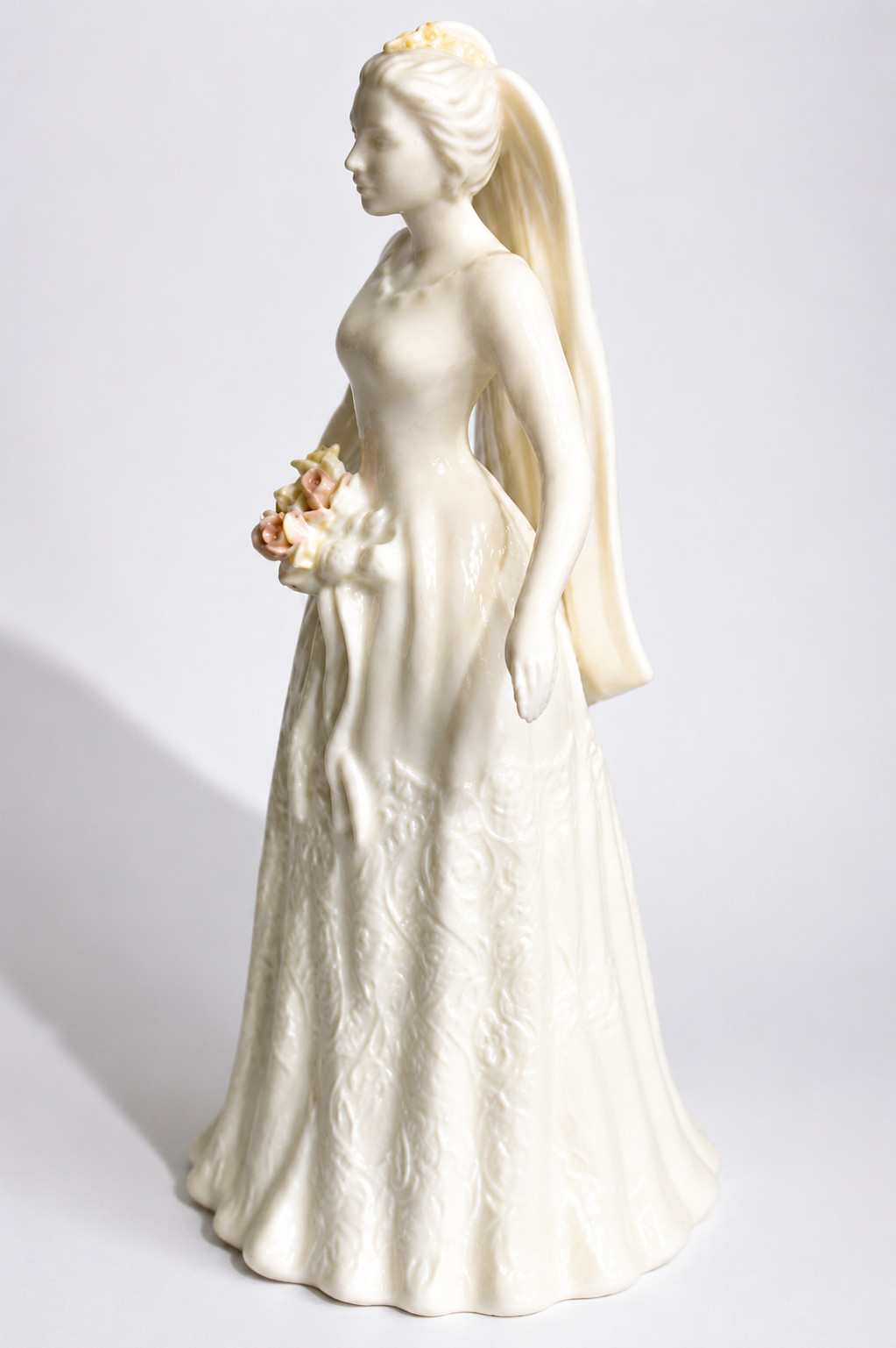 Wedgwood Bone China Bride Figurine Wedding Cake Topper England Wedding Vintage