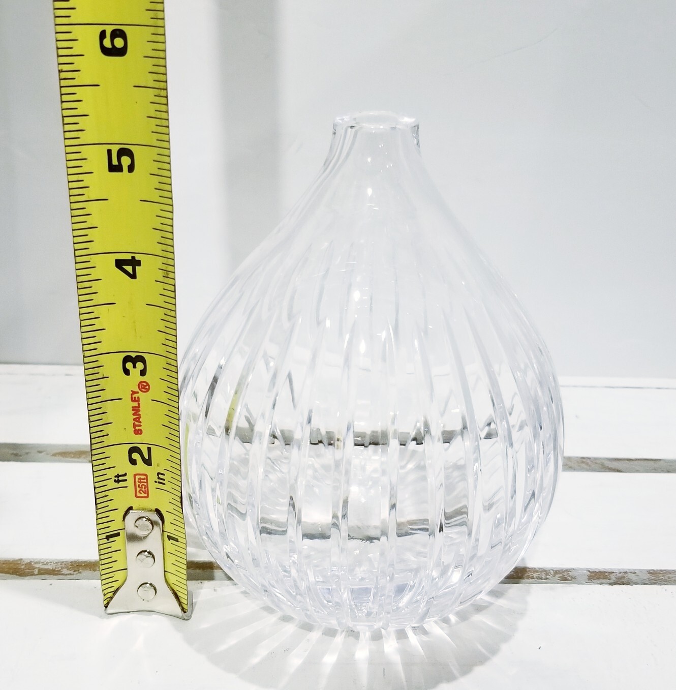 Atlantis Crystal Cut Lead Bud Vase – Signed And Dated 1979