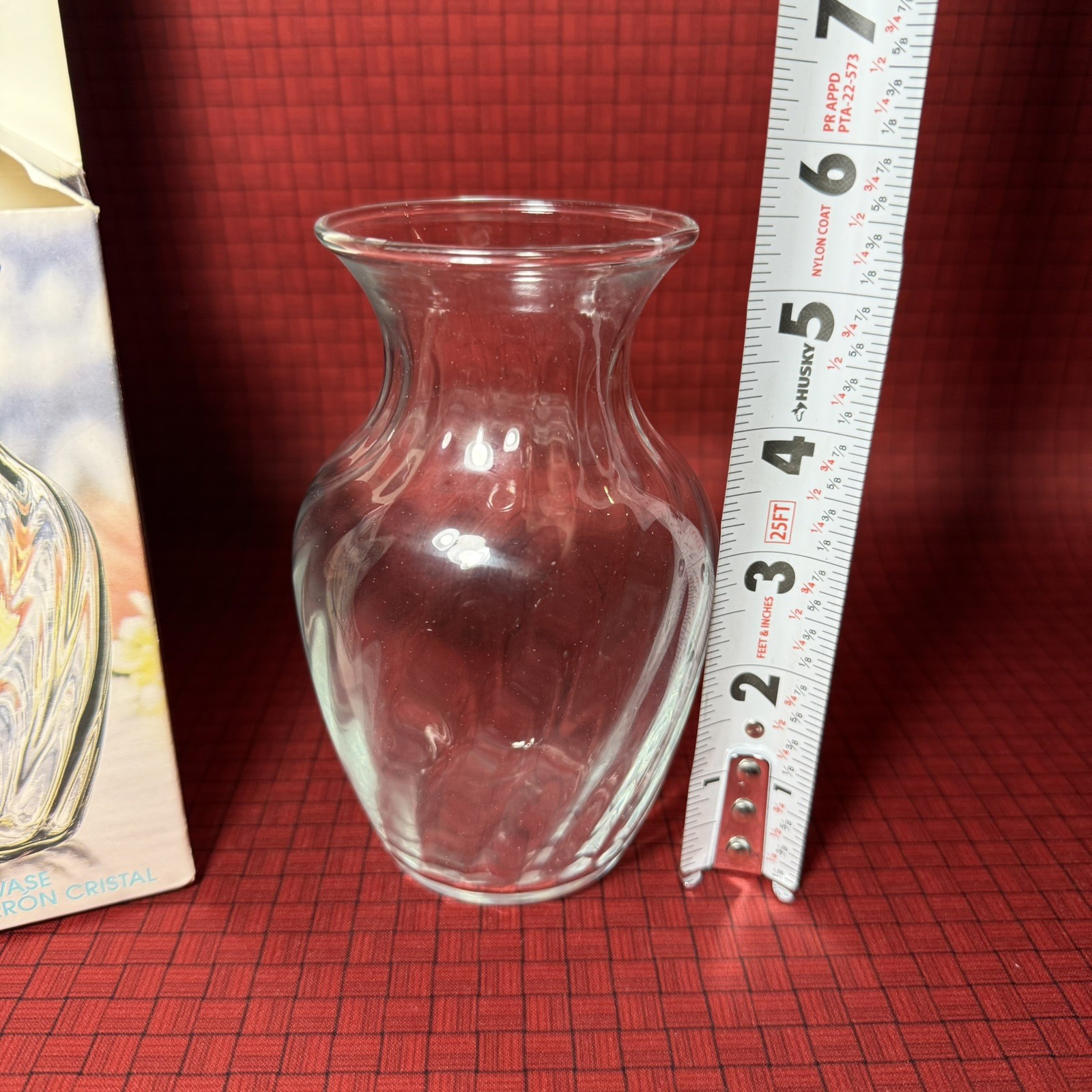 Nuance By Indiana Glass 5 1/2” Crystal Vase