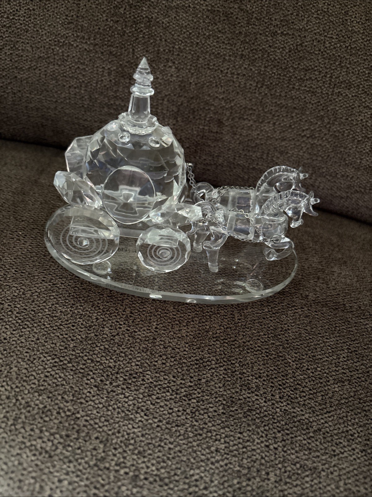 Shannon Godinger Crystal Carriage Figurine Cinderella Pumpkin Carriage 2004