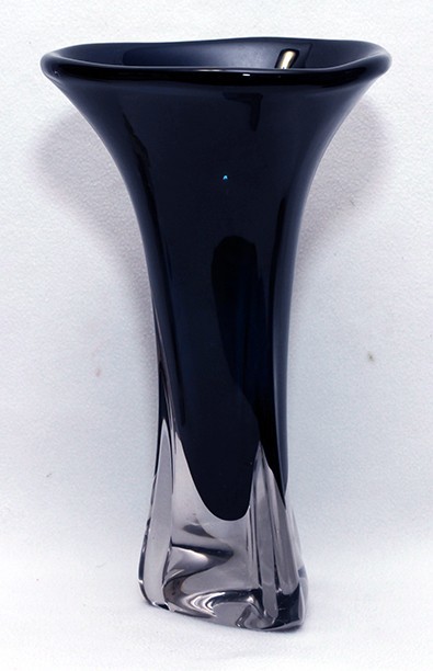 VINTAGE MURANO GLASS VASE LUCIANO GASPARI SALVIATI PINNACOLO SOMMERSO 17 In
