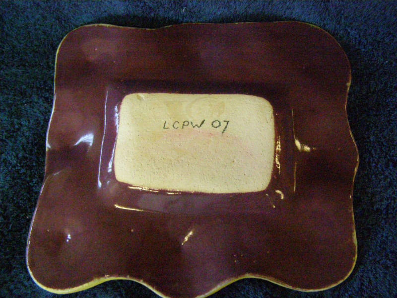 Handmade Ash Tray ~ Signed ~ Las Cruces Pottery Works