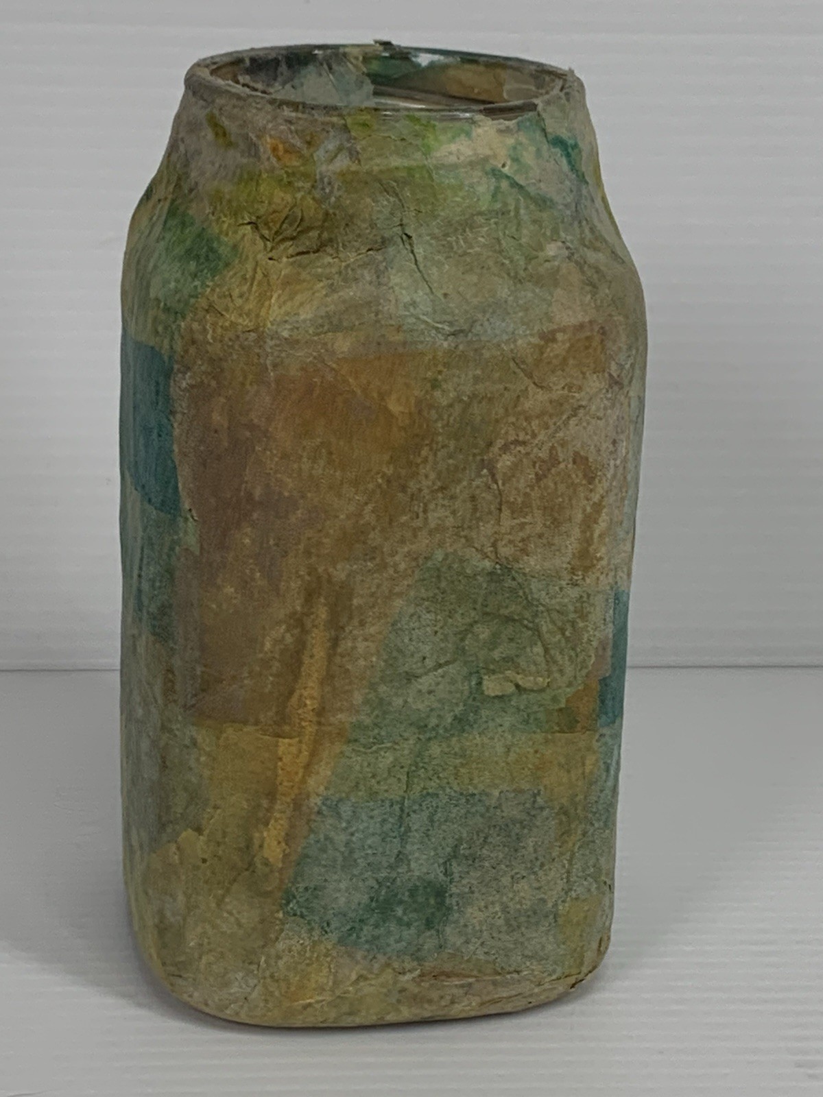 Vintage 5 Inch paper Mache Glass – 1970’s – Hand Made