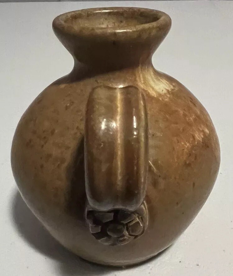 VINTAGE 1981 FLAT EARTH POTTERY – Small Vase – Signed
