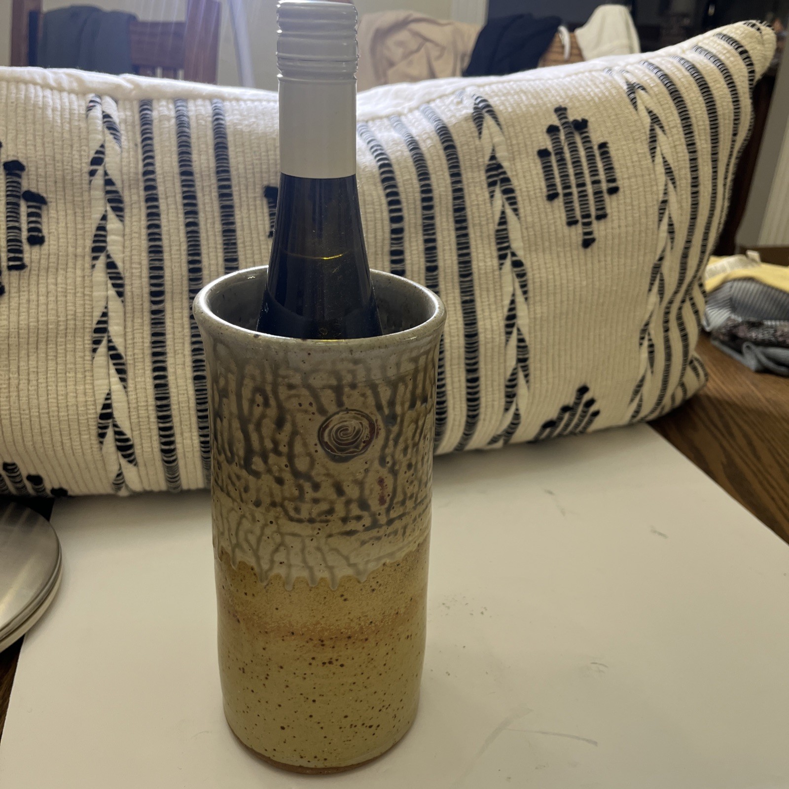 Vintage Handmade Two Tone Pottery