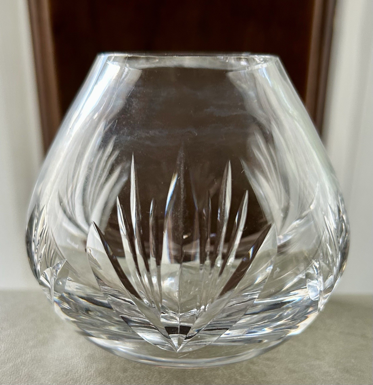 Edinburgh 3” Crystal Bud Vase Hand Deep Cut – Made in Scotland Signed