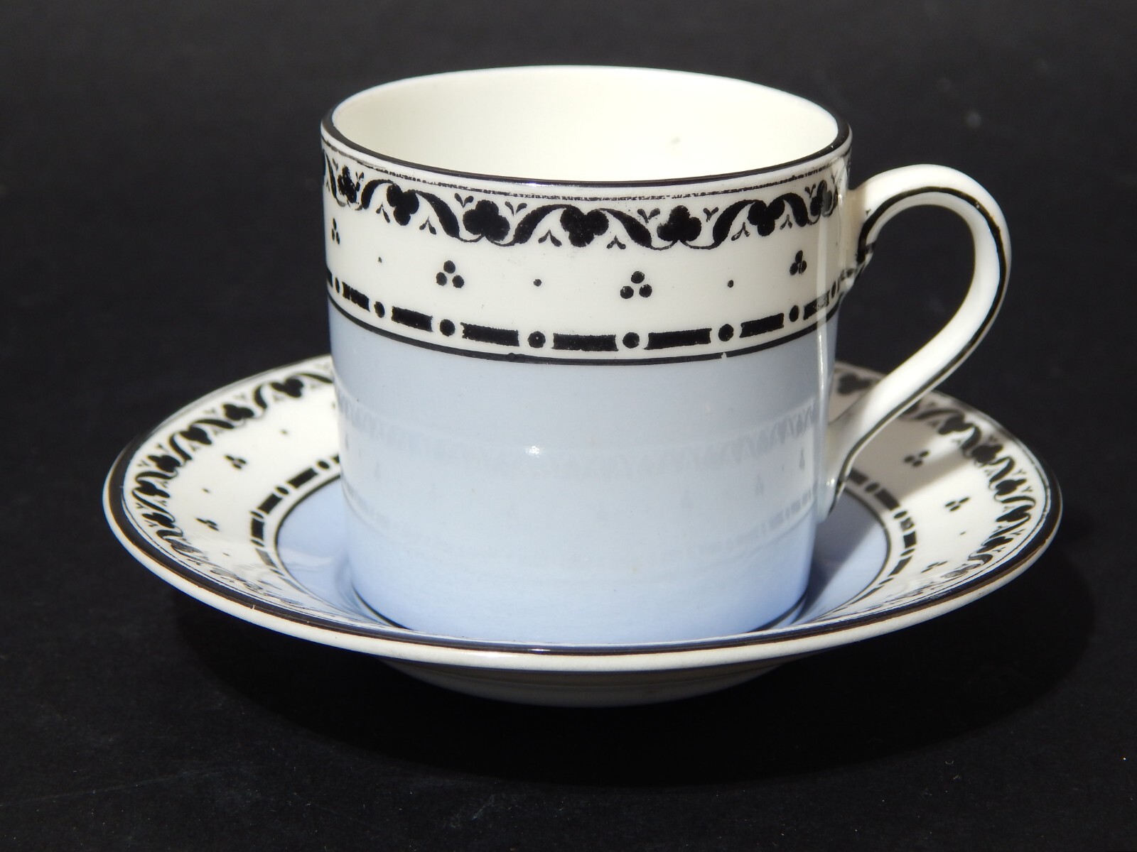 Rare Antique Edwardian Period English Fine Porcelain Crescent Cup