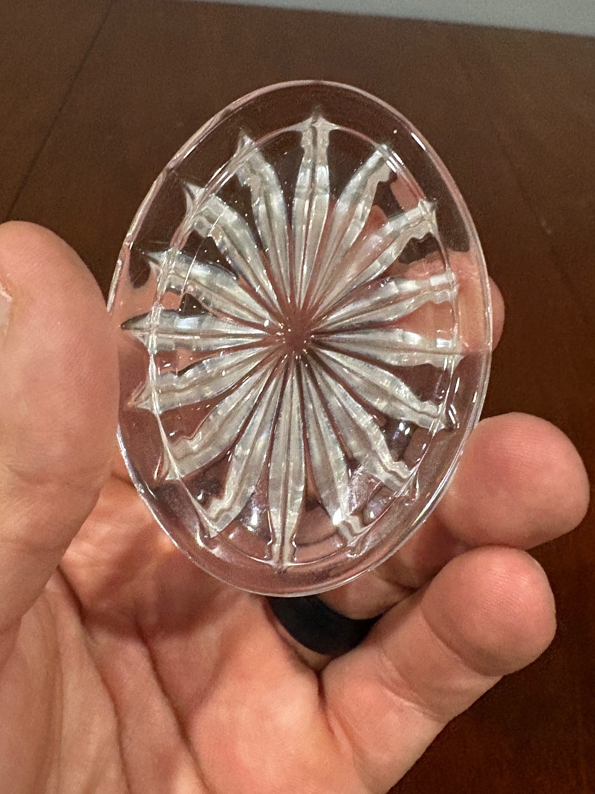 VTG 1999 WATERFORD SOCIETY Crystal Lidded Trinket Box MARKED 2.75″L