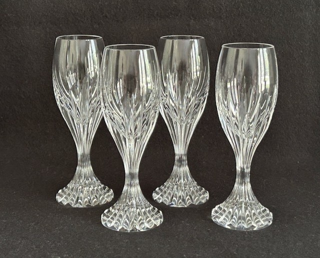 Baccarat “Massena” Cordials (4) — 5-3/8″ — Mint Condition