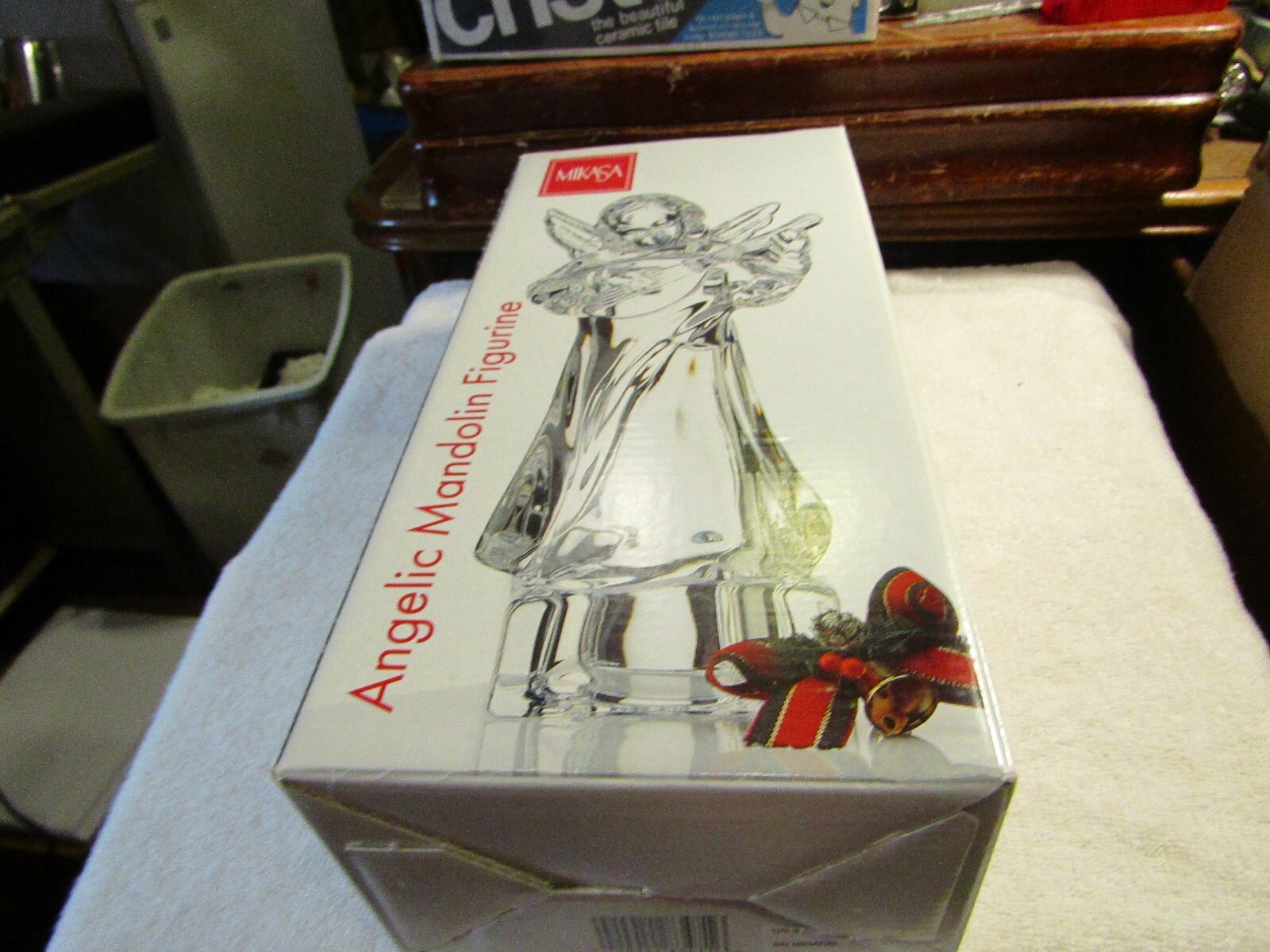 Mikasa Herald Collection Angelic Madolin Figurine 8″ SN 093/930 with Box