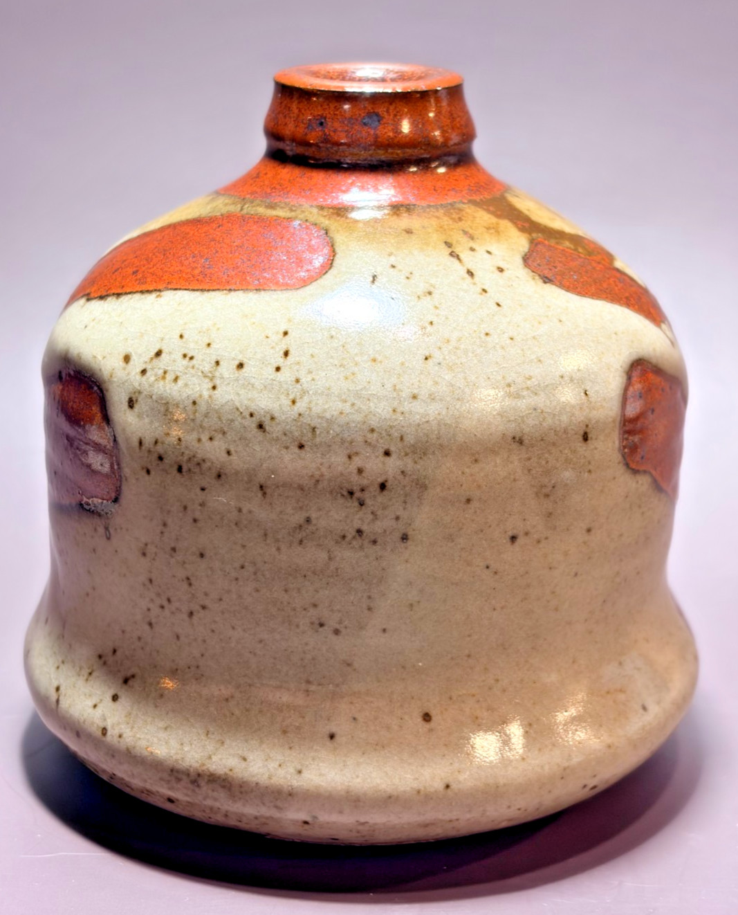 Betty Feves Studio Pottery Weed Pot Vase Oregon Modernist Signed Incised Ceramic