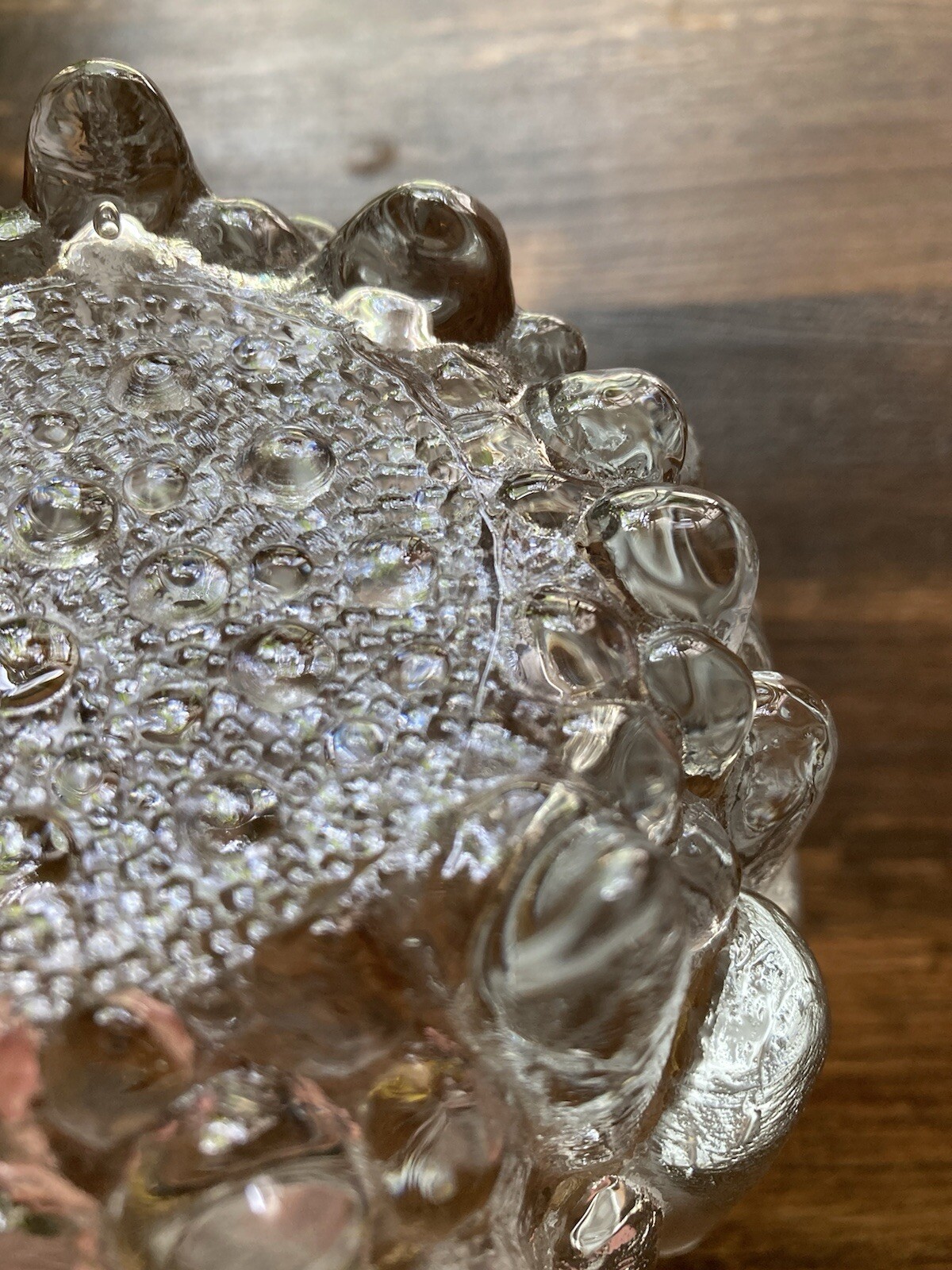Viking Glass Candle Holder/Small Bowl Mid Century Modern Votive