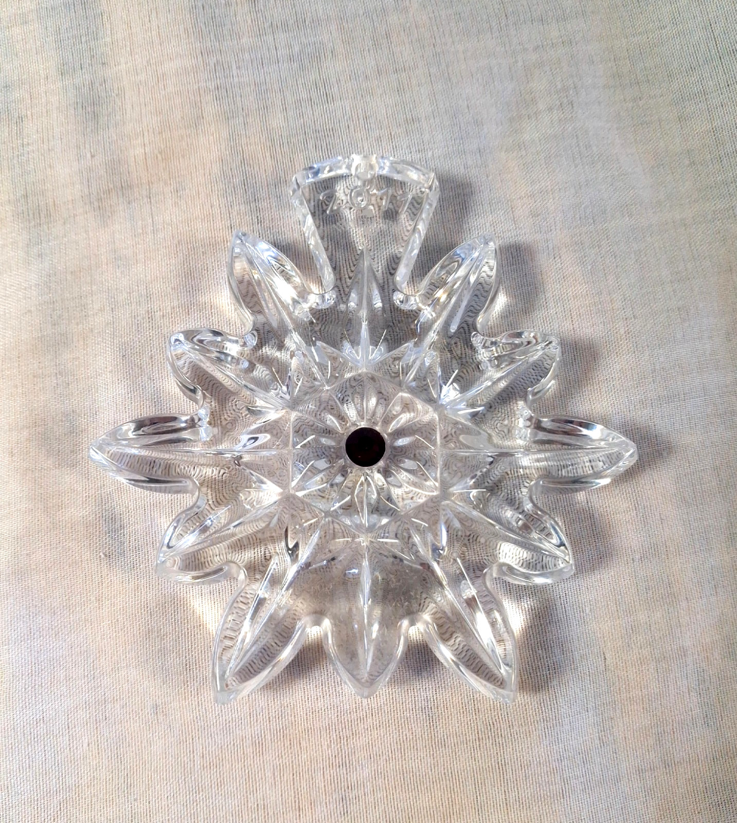 Waterford Crystal 2011 SNOWFLAKE WISHES FOR JOY Christmas Ornament