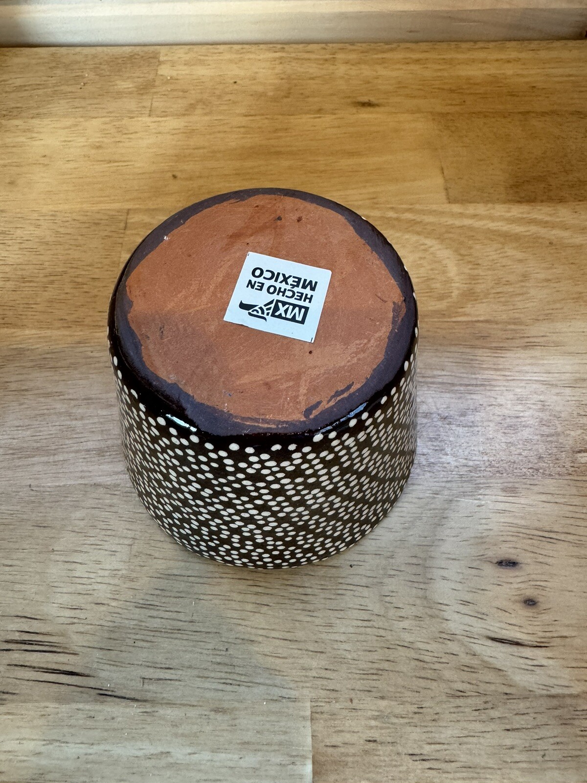 CAPULA MICHOACÁN POT Base Pottery Flower Handmade 3.75” Dia 2.75” Tall