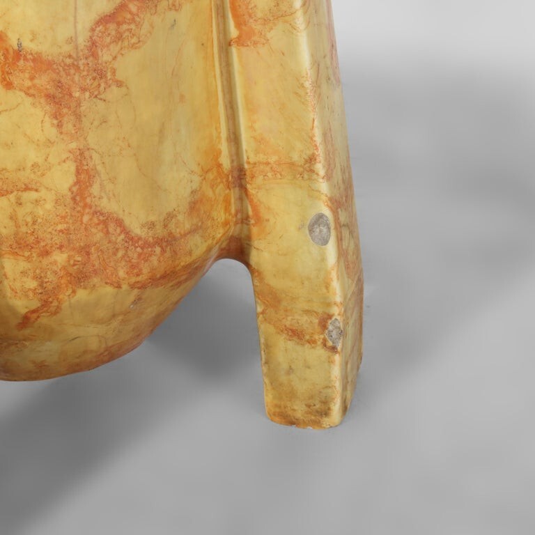 Antique Teplitz Amphora Gilt Pottery Floor Vase C1910