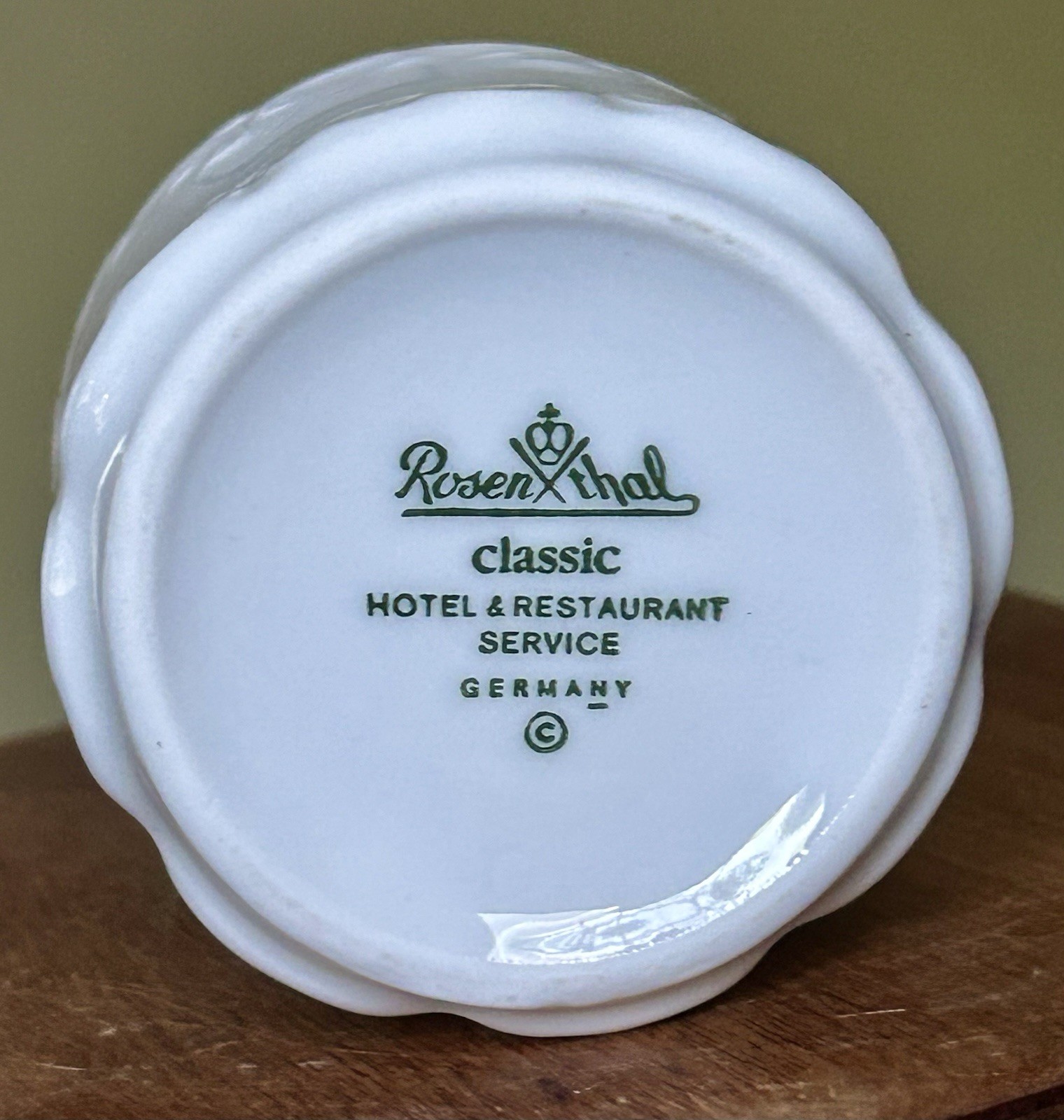 Vintage Rosenthal Germany CLASSIC White Bud Vase Hotel & Restaurant Service 4”