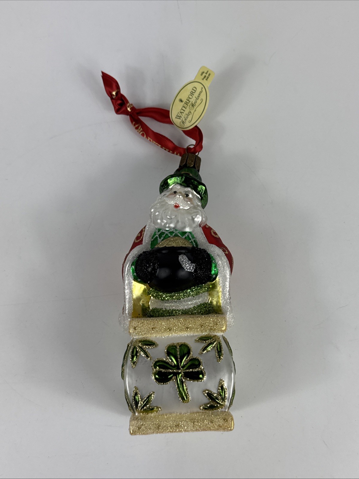Waterford Holiday Heirlooms Spring Santa Jack In The Box Christmas Ornament 2007