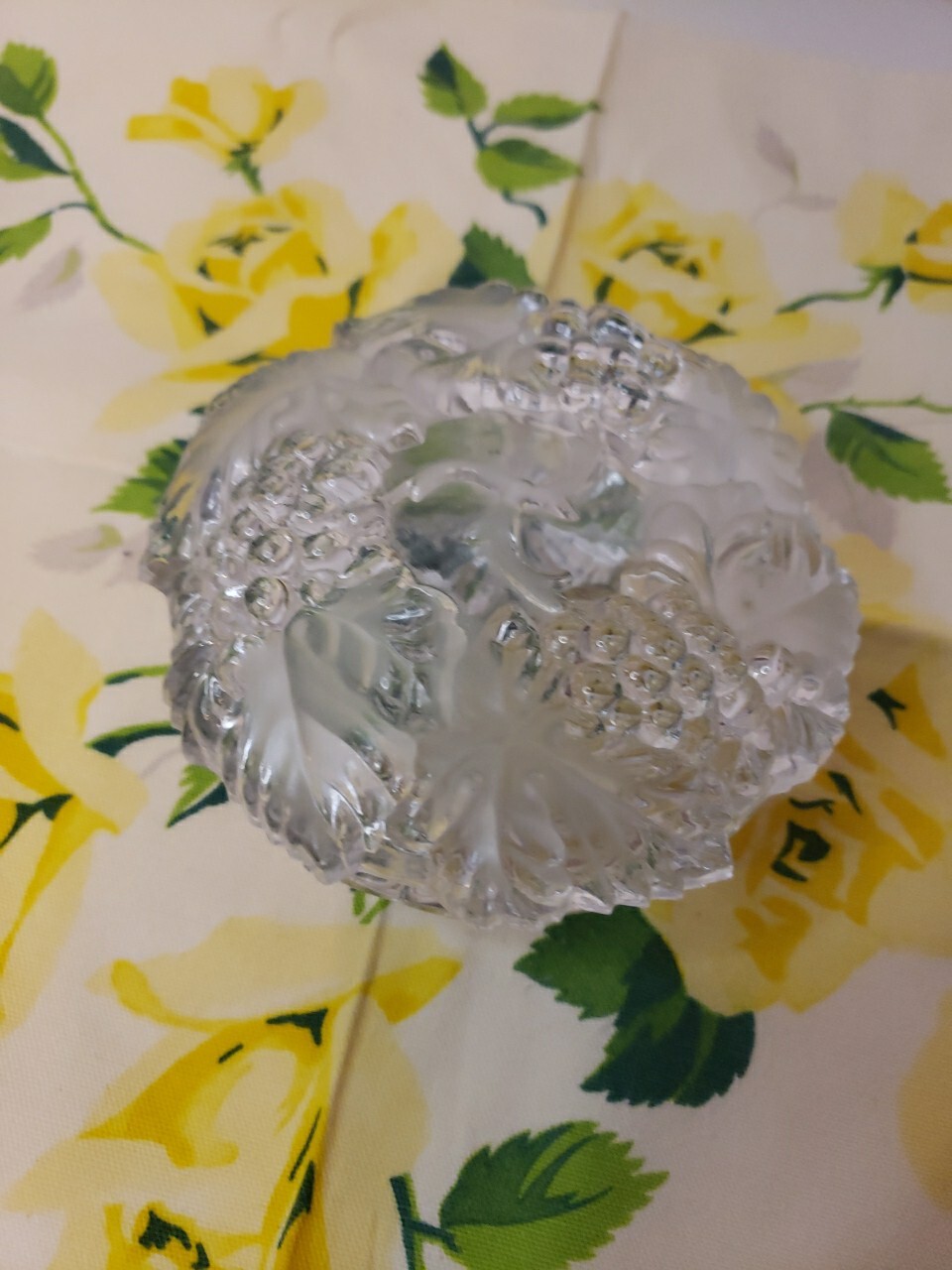Irving W. Rice & Co. (Irice) Imperial Glass Art Nouveau Box Candy Dish Mcm