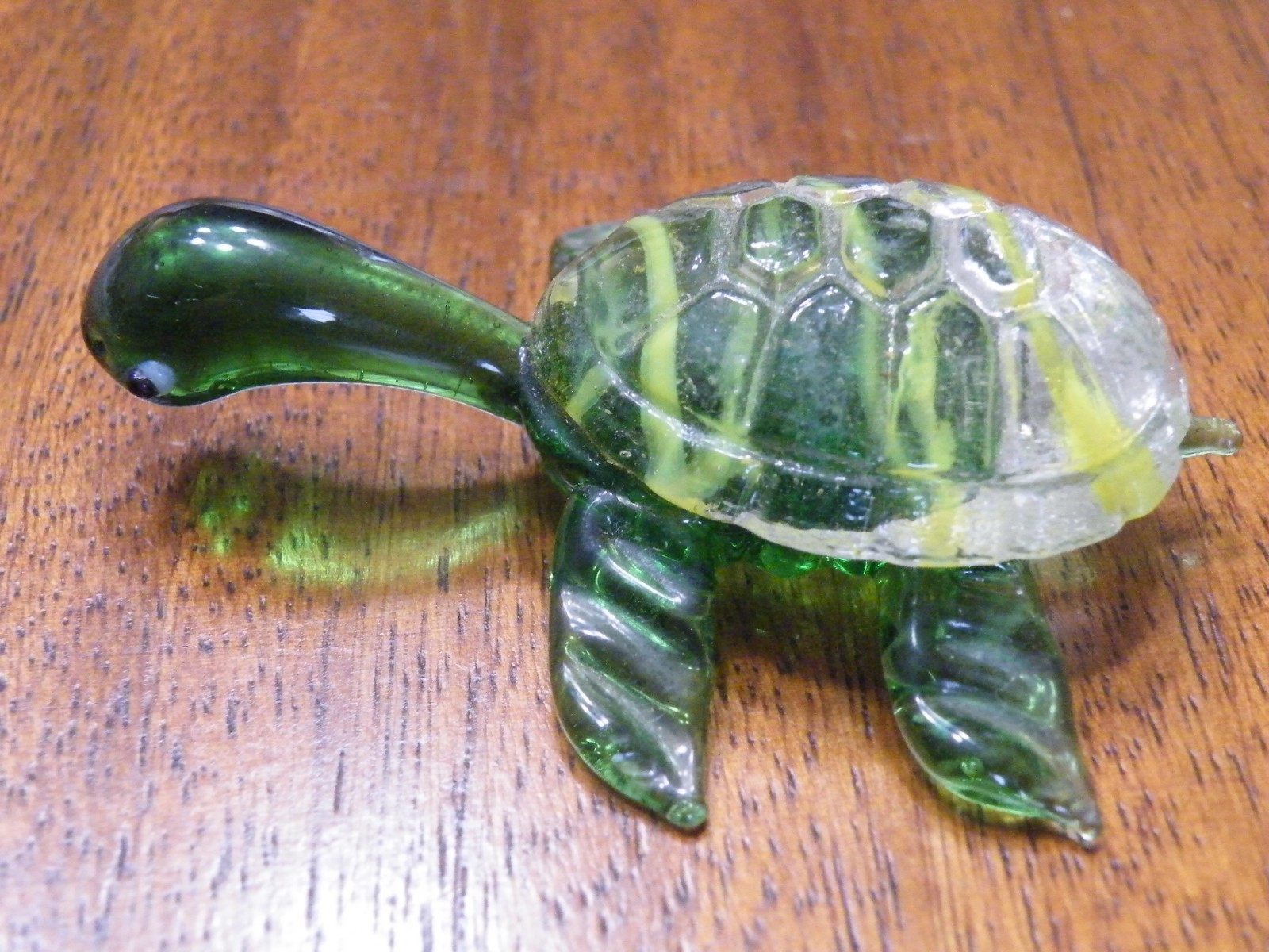Hand Blown Art Glass Sea Turtle 3″ Long – FREE SHIP