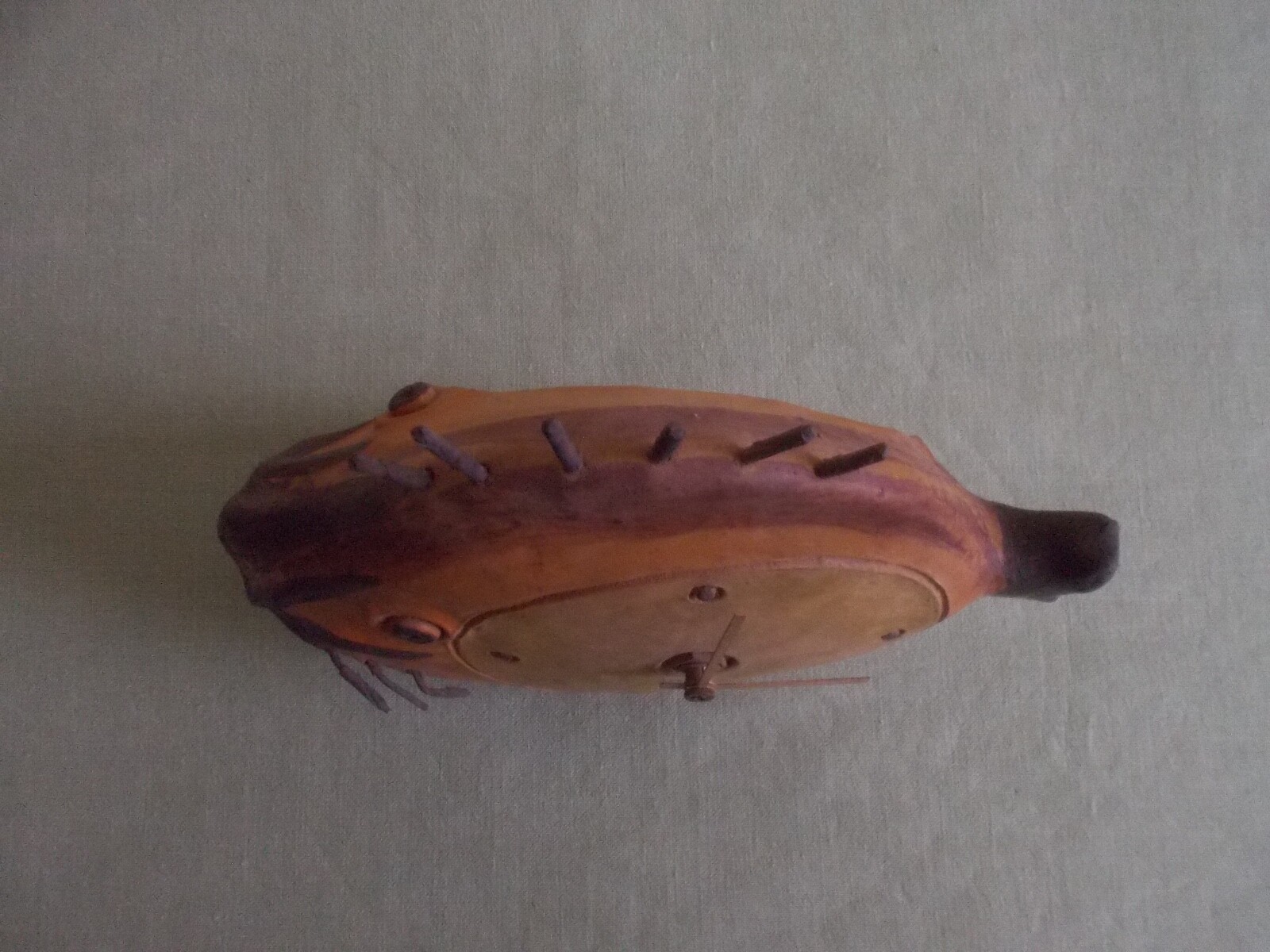 Vintage Raymor Pottery Fish Clock, Ivo de Santis, Gli Etruschi, Italy , MCM