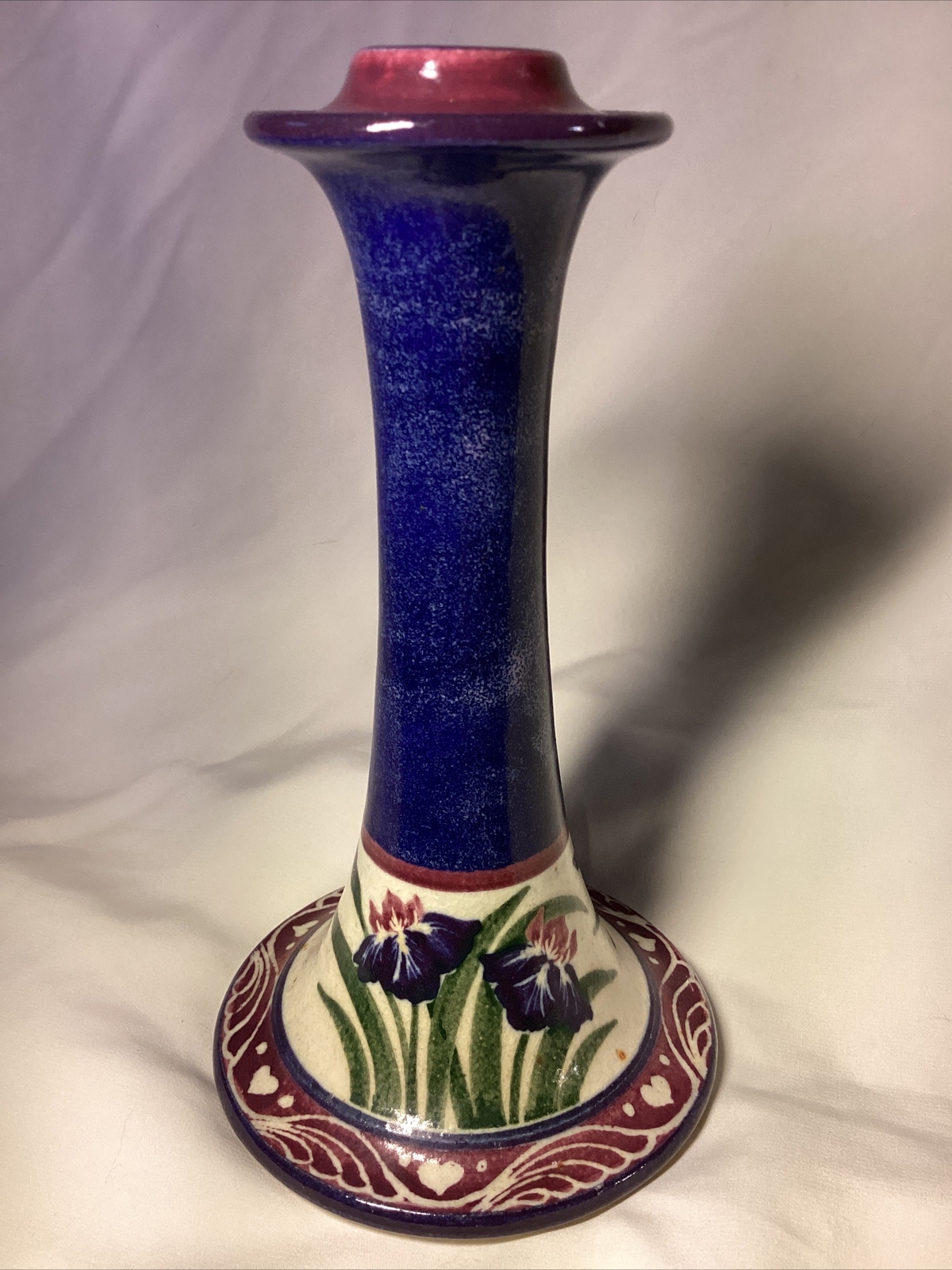 Lovely SANTA BARBARA CERAMIC DESIGN ART POTTERY Candle Signed SBCD SS 5/81