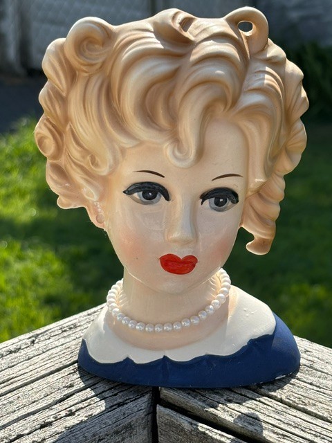 Vintage Inarco Lady Head Vase