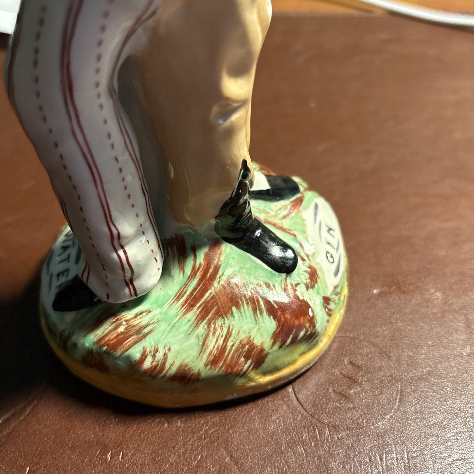 Staffordshire “Gin & Water” Double-Sided figurine c1890-1910 8 3/4″