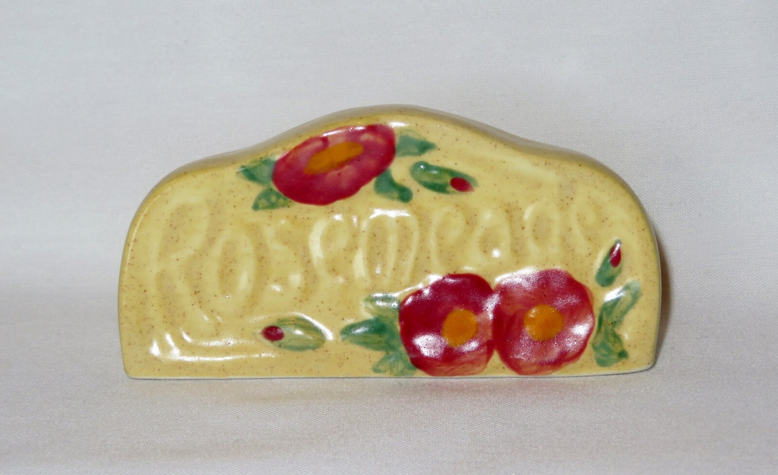 North Dakota Pottery Collectors Society Commemorative 1994 Rosemeade Dealer Sign