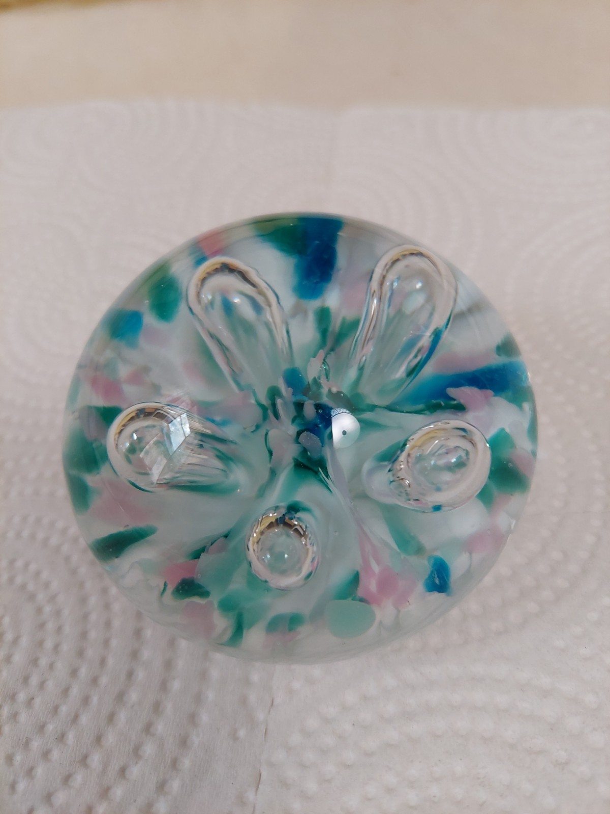 Gibson Glass Paperweight. Perfect Condition