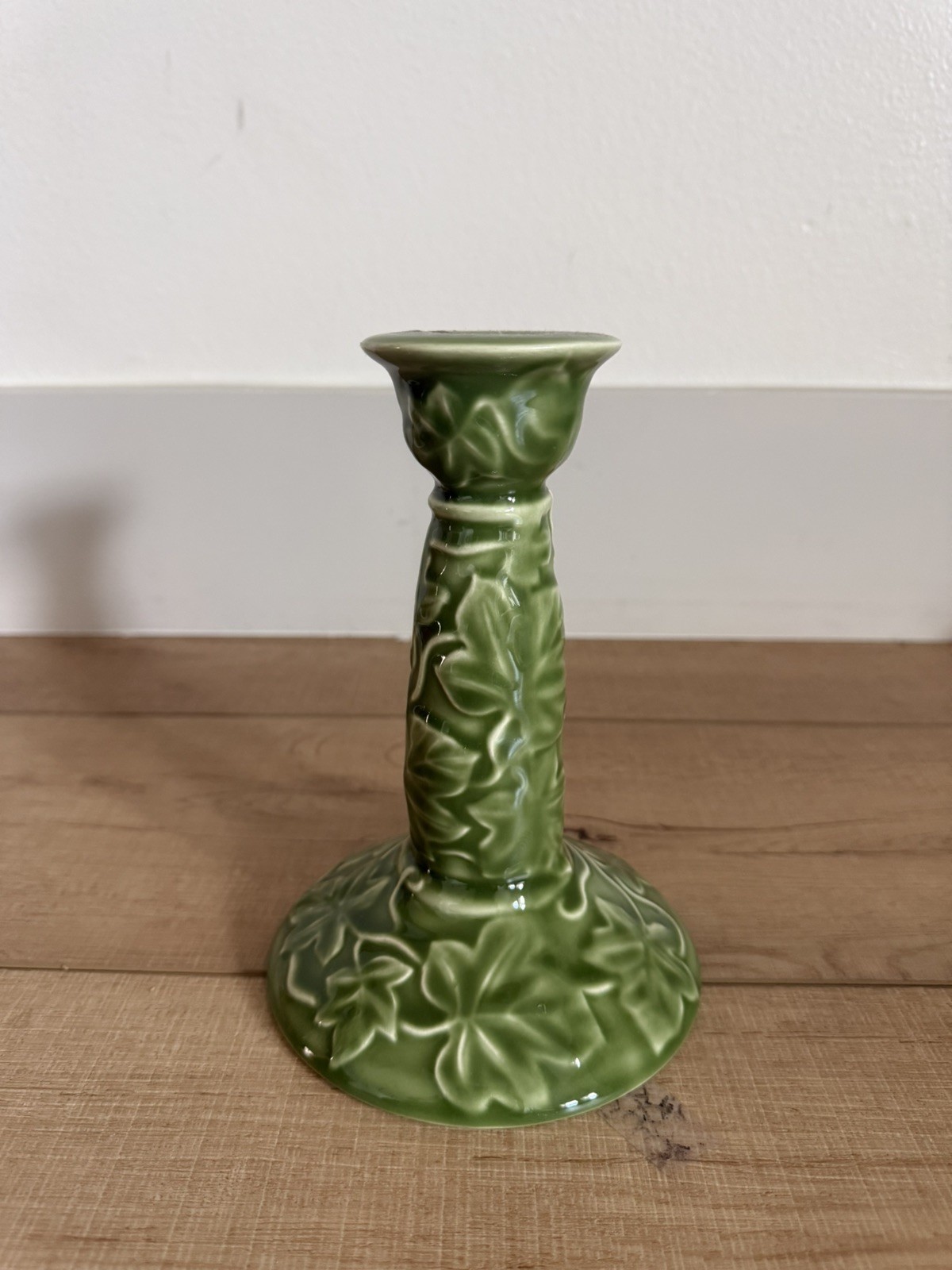 1 Retired Vintage Franciscan Ivy Candlestick Portugal Mint!