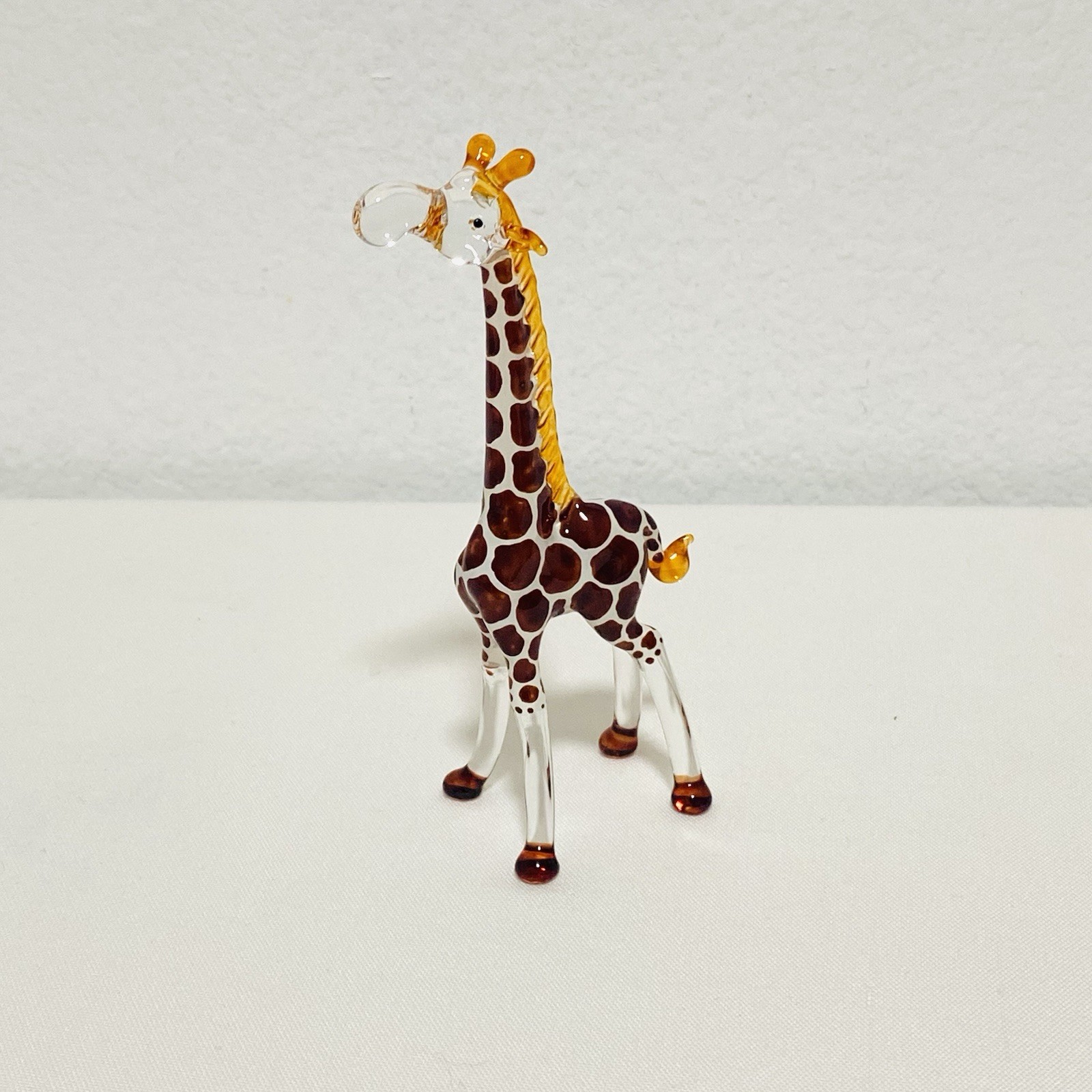Vintage Blown Glass Giraffe Figurine