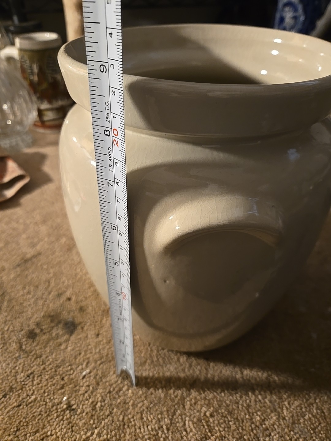 ROBINSON RANSBOTTOM Pottery Cookie Jar 4QT STONEWARE VINTAGE