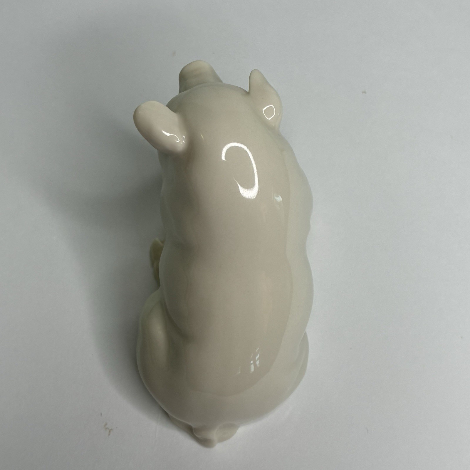 Vintage Belleek Pottery Porcelain Pig Figurine: 2″ Height, Ireland