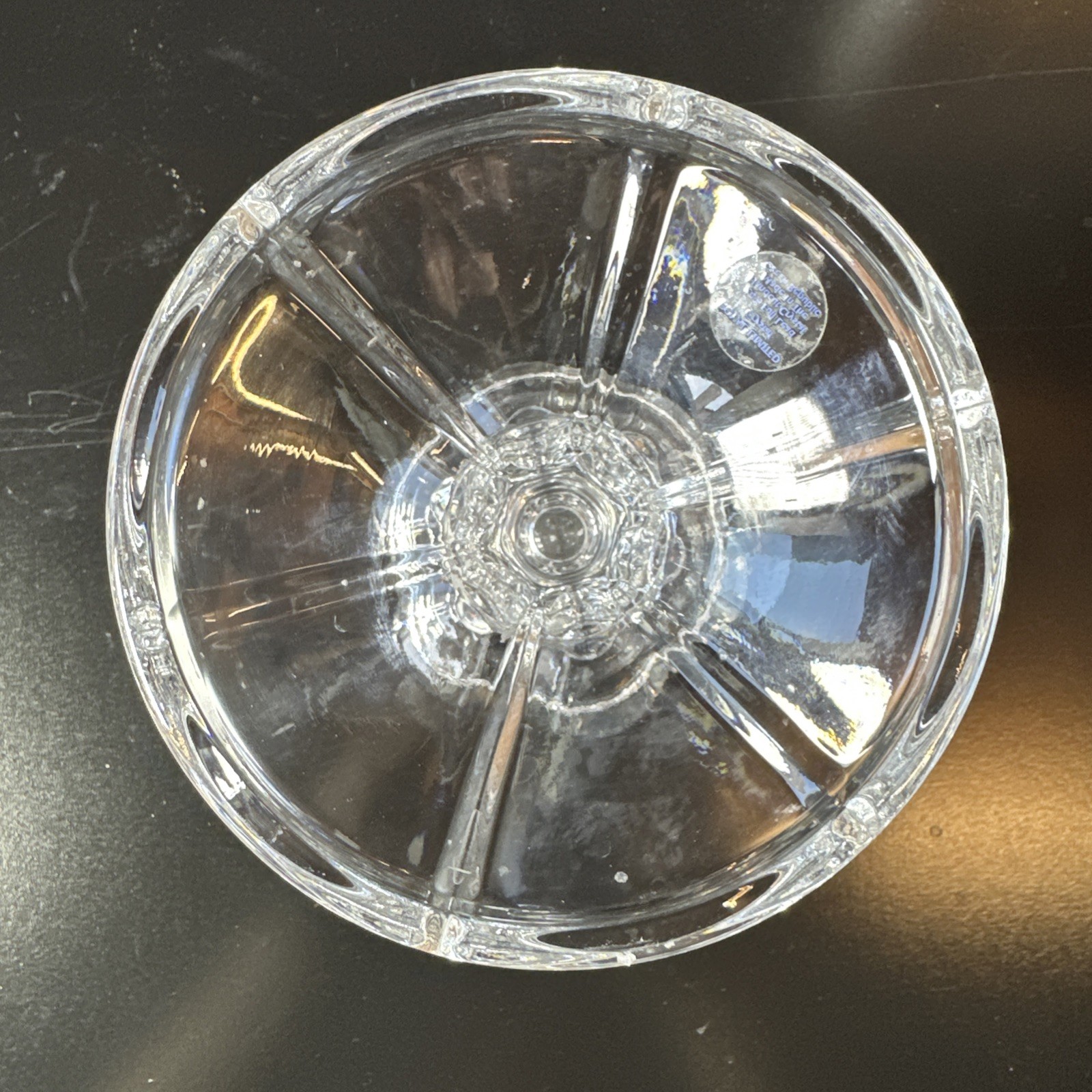 Royal Limited Bohemia Crystal Candle Holder Pillar 6.5 X 5″ Czechia (Z5B)
