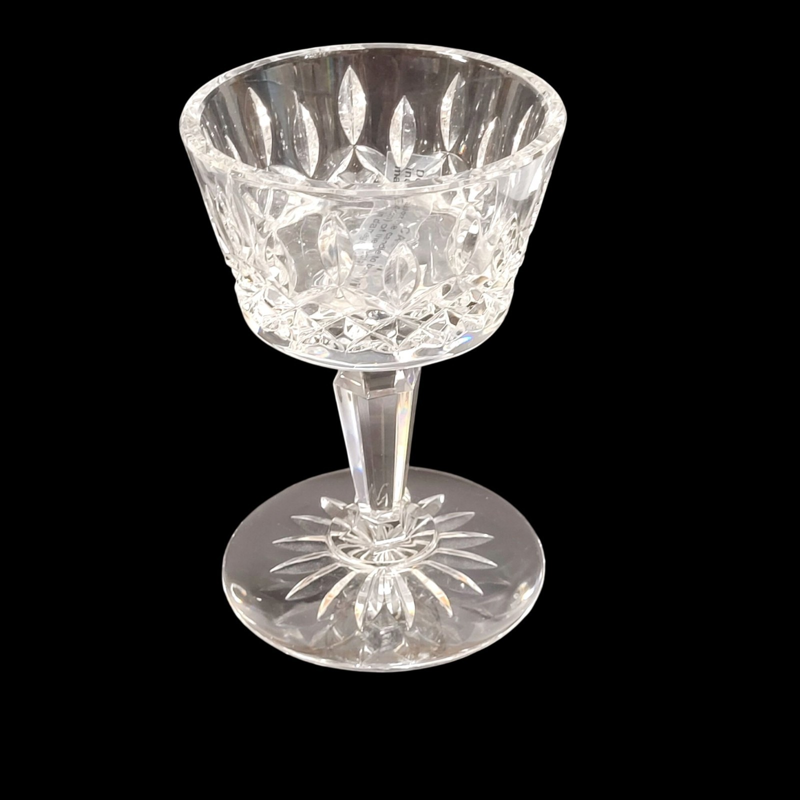 Waterford Crystal Lismore Pedestal Candle Holder 7 1/4” T Discontinued