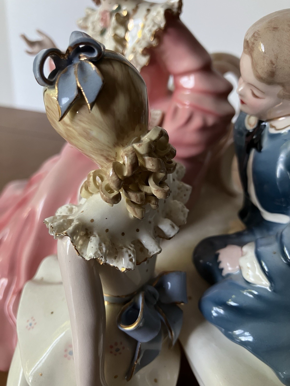 Vintage Florence Pottery Story Book Hour Figurine California No Damage Retro