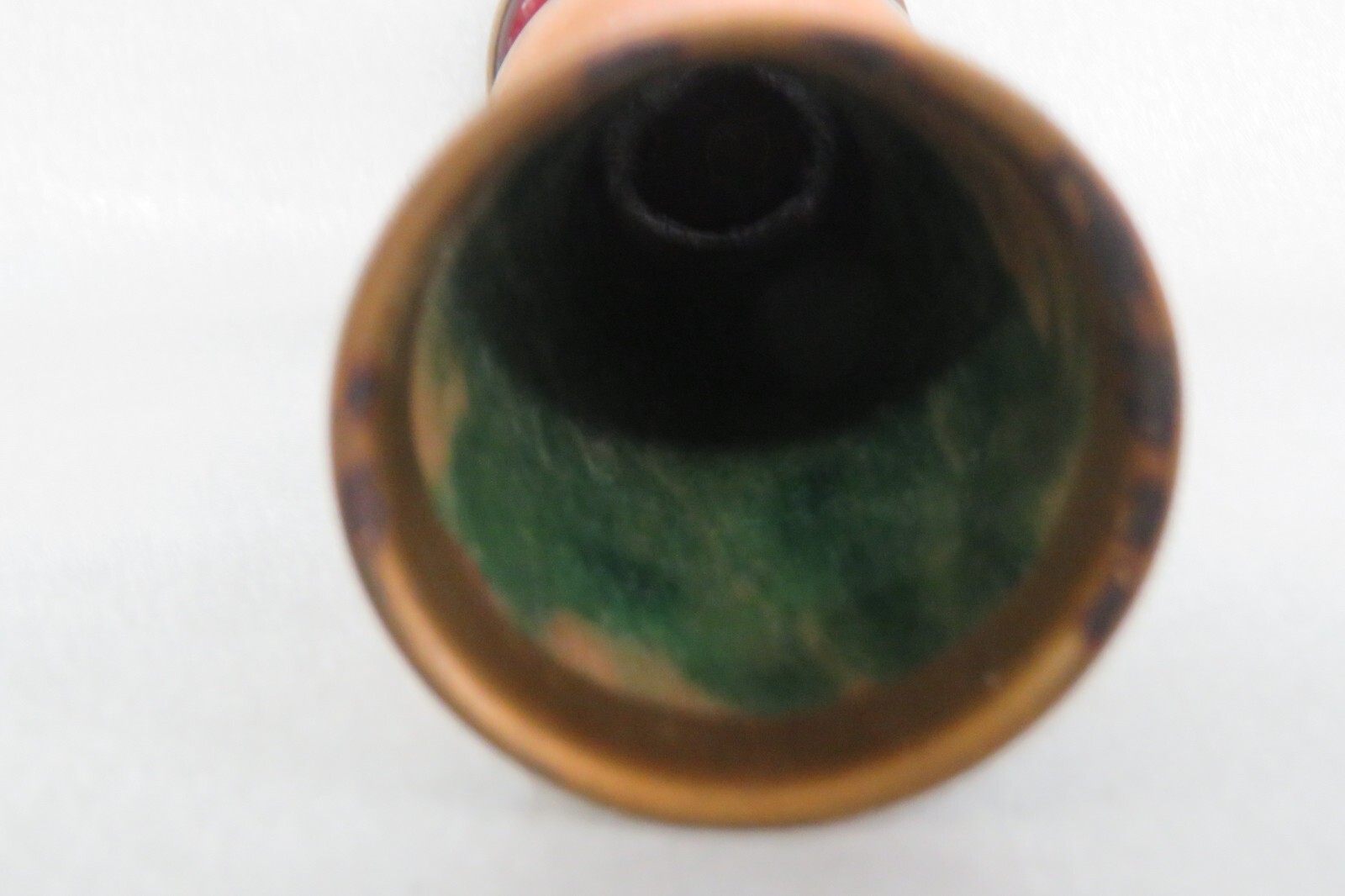 French Enamel Cabinet Vase Depicting a Beautiful Lady Signed Roy 4103B