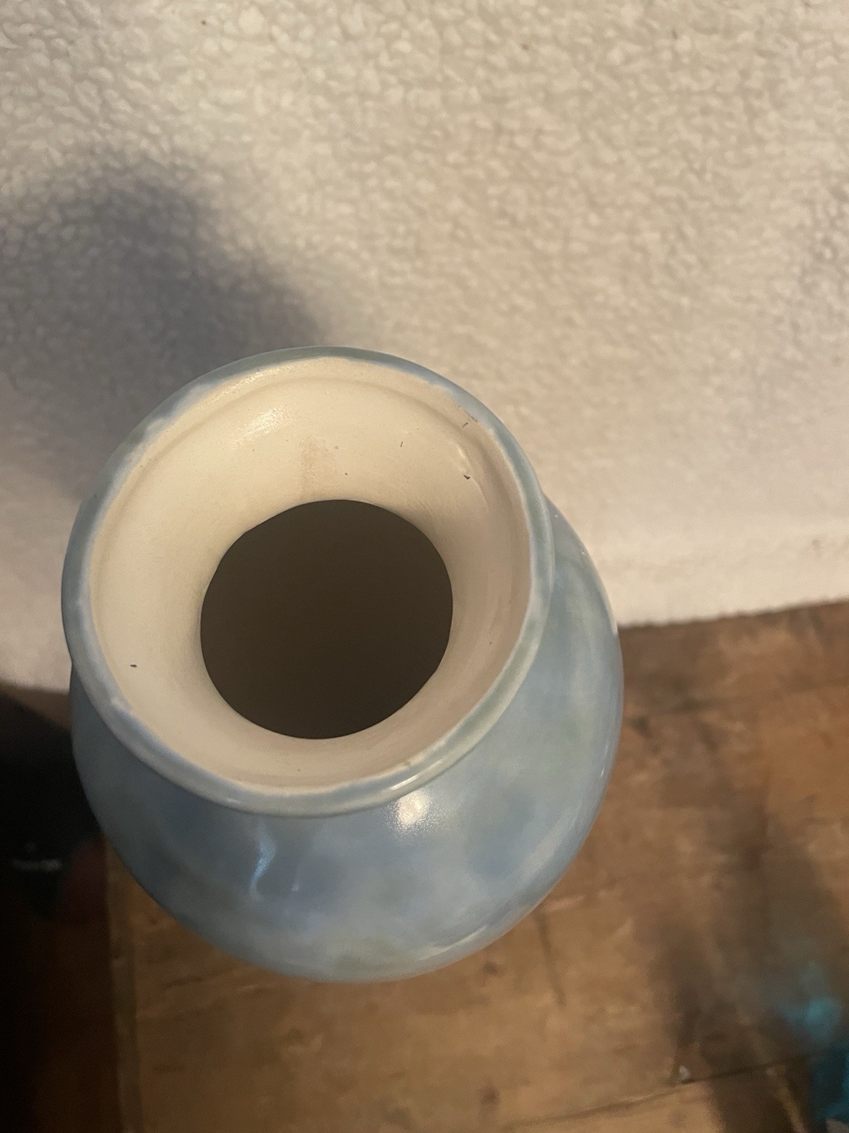 Tall Elegant Trumpet Style Studio Ceramic Vase Signed