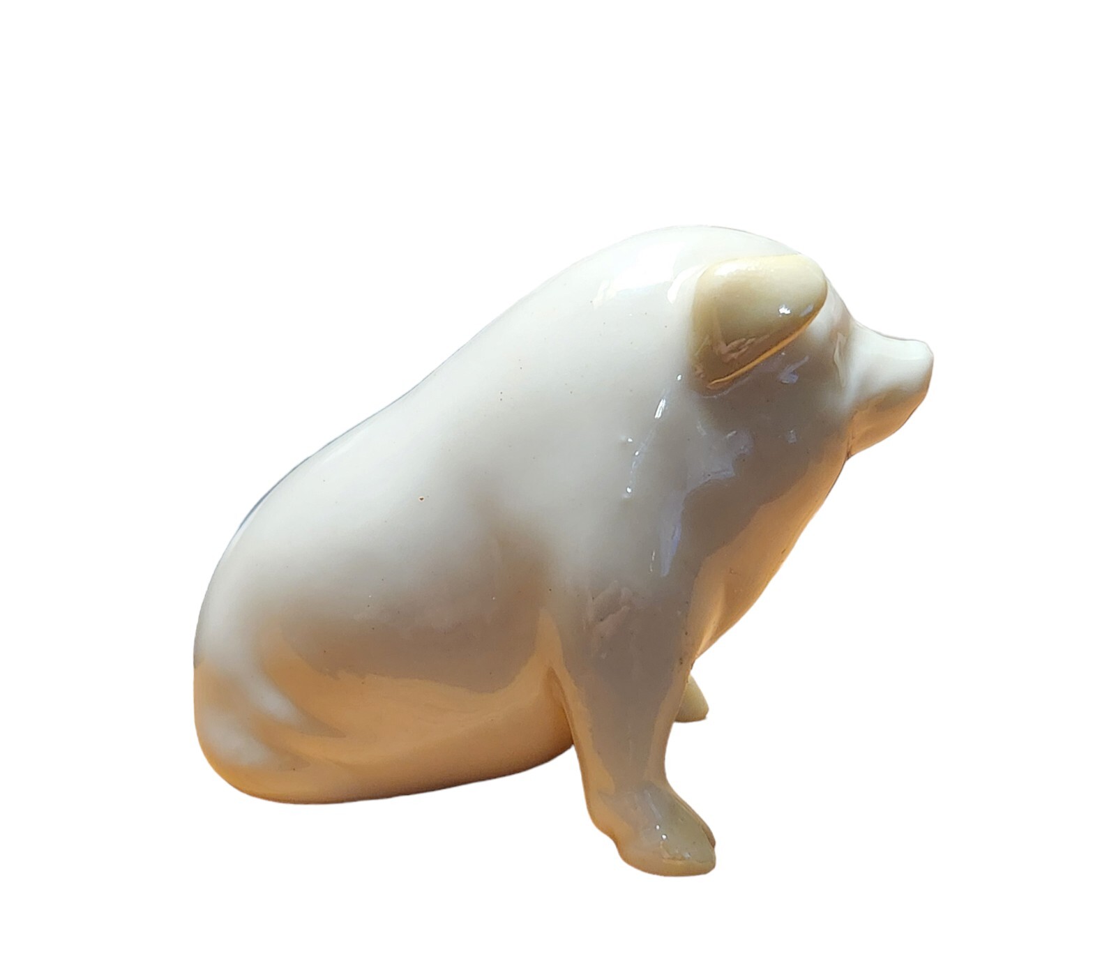 Pig Piglet Figurine Signed Bellee Green Mark 1965-1980 Porcelain Great Cond